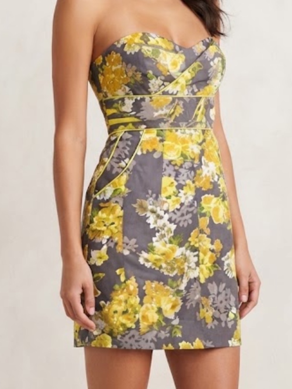 Trixxi Floral Strapless Sundress